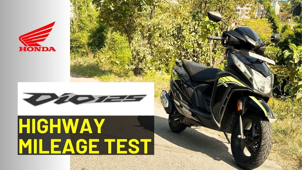 Honda DIO 125 CC _ Real Time Highway Mileage Test