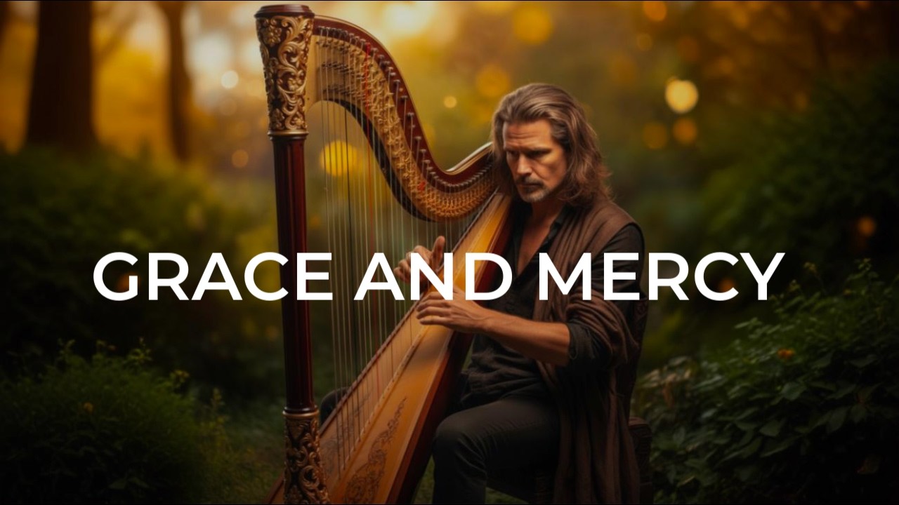 Prophetic Warfare Harp Instrumental/GRACE AND MERCY/Background Prayer Music 