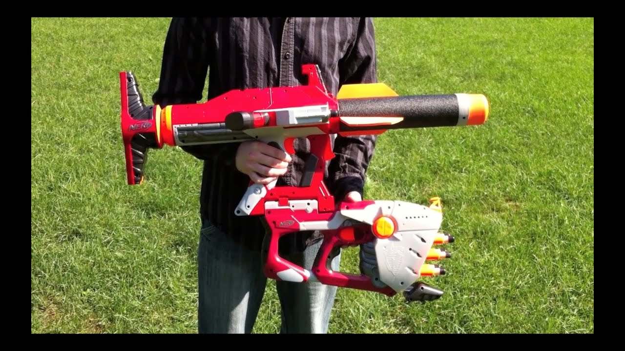 Nerf N-Strike Unity Power System - Range Tests (Stock)