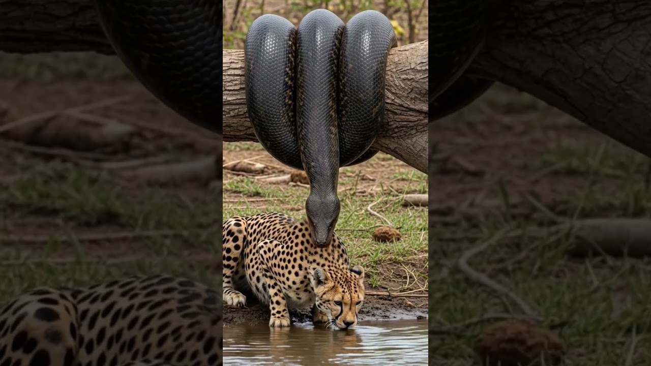 Anaconda Silenty Approaches Jaguar What Do You Think Happens Next?