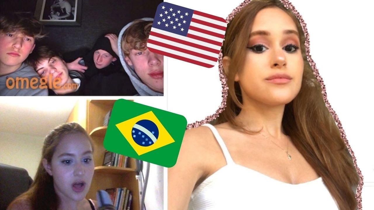 ARIANA GRANDE? TROLEI OS GRINGO NO OMEGLE DE NOVO - estranhos no omegle #10 (Legendado)