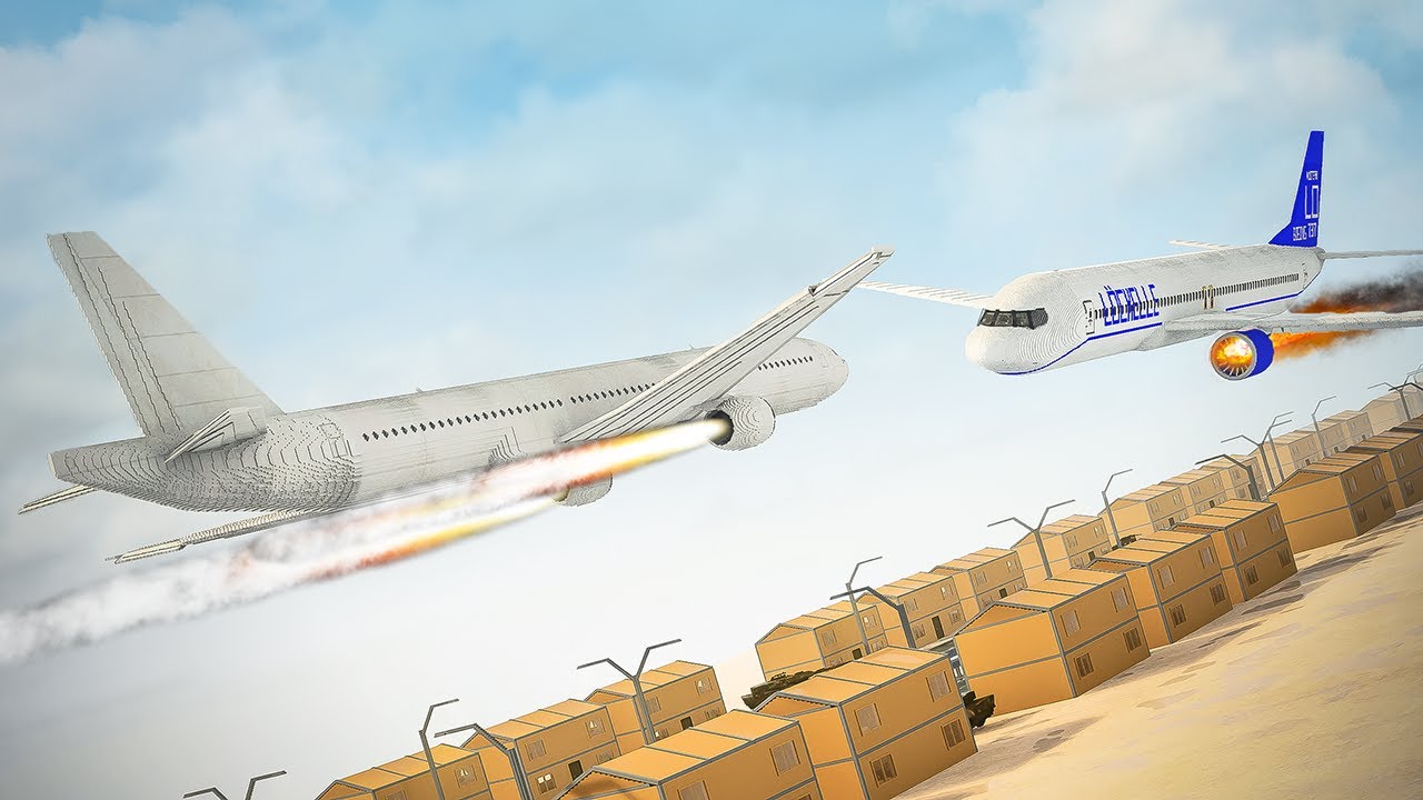 Realistic Boeing 777  Plane Crashes | Teardown