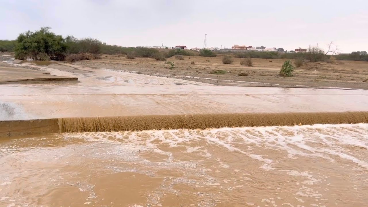 سيل وادي مركز ناوان 6-6-1444هـ