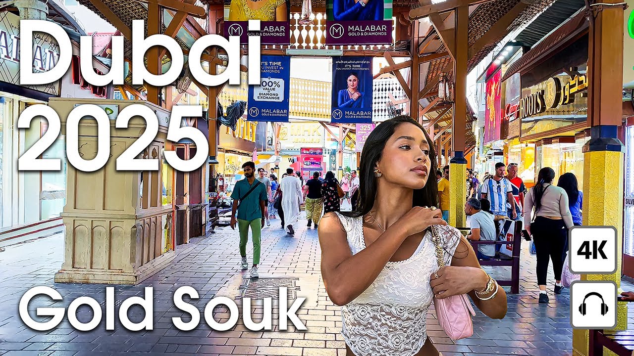 Dubai 🇦🇪 Amazing Gold Souk & Downtown (City Center) [4K] Walking Tour Compilation