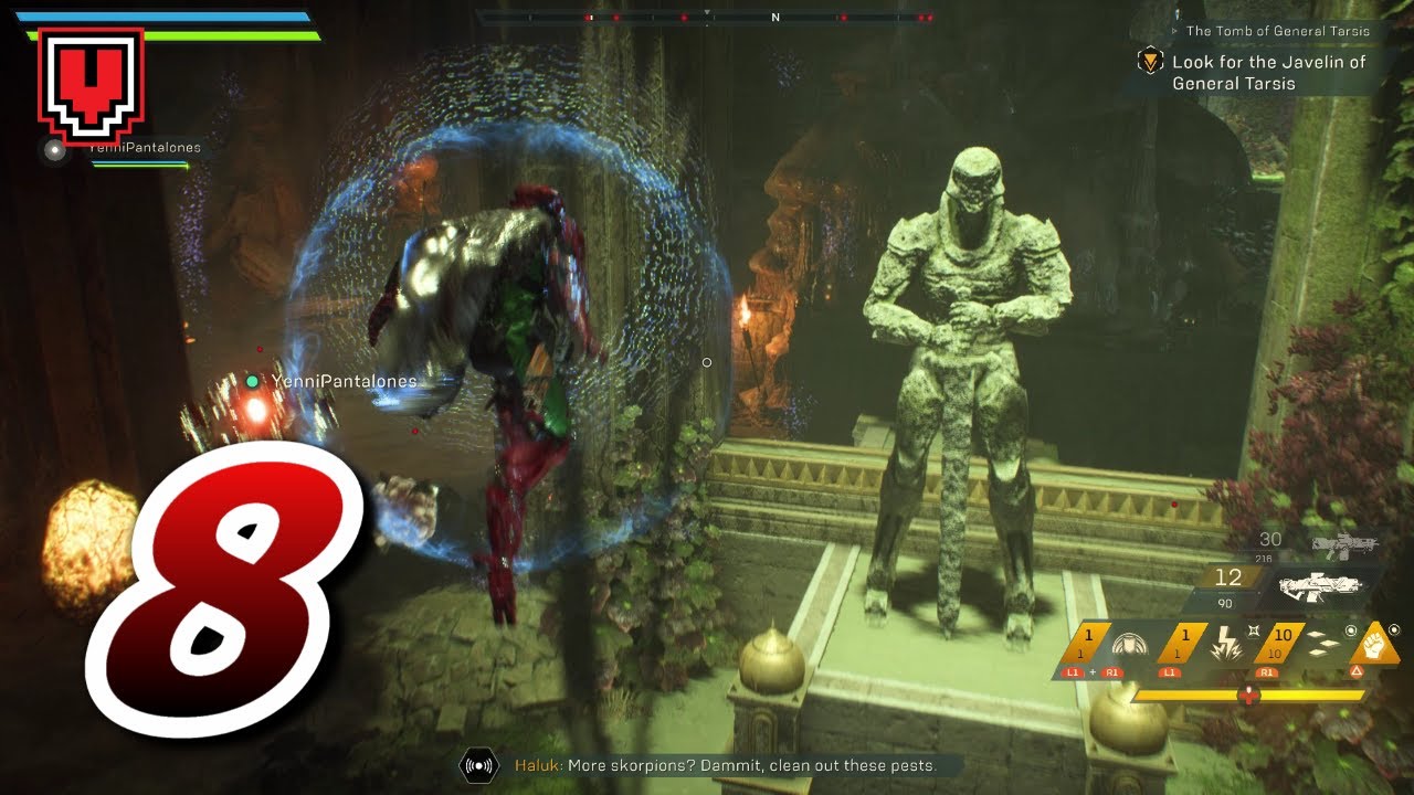The Tomb of General Tarsis // ANTHEM walkthrough part 8 (Hard)