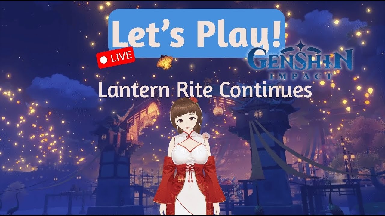 Lantern Rite in Full Glory Lumine’s Geo Outfit Reveal + Festival Story #genshinimpact