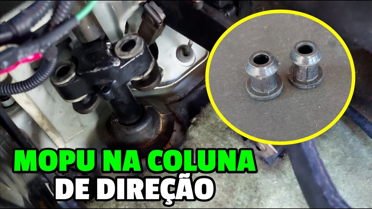 TROCA DA BUCHA DE BORRACHA PARA MOPU DA COLUNA DE DIREÇÃO NO VOYAGE TURBO COM MOTOR AP