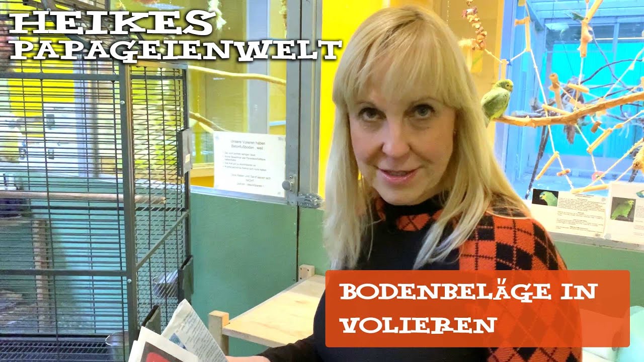 Bodenbeläge in Volieren & Käfigen