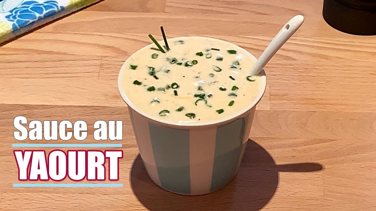 Sauce au yaourt recette facile et rapide (KateHacks)