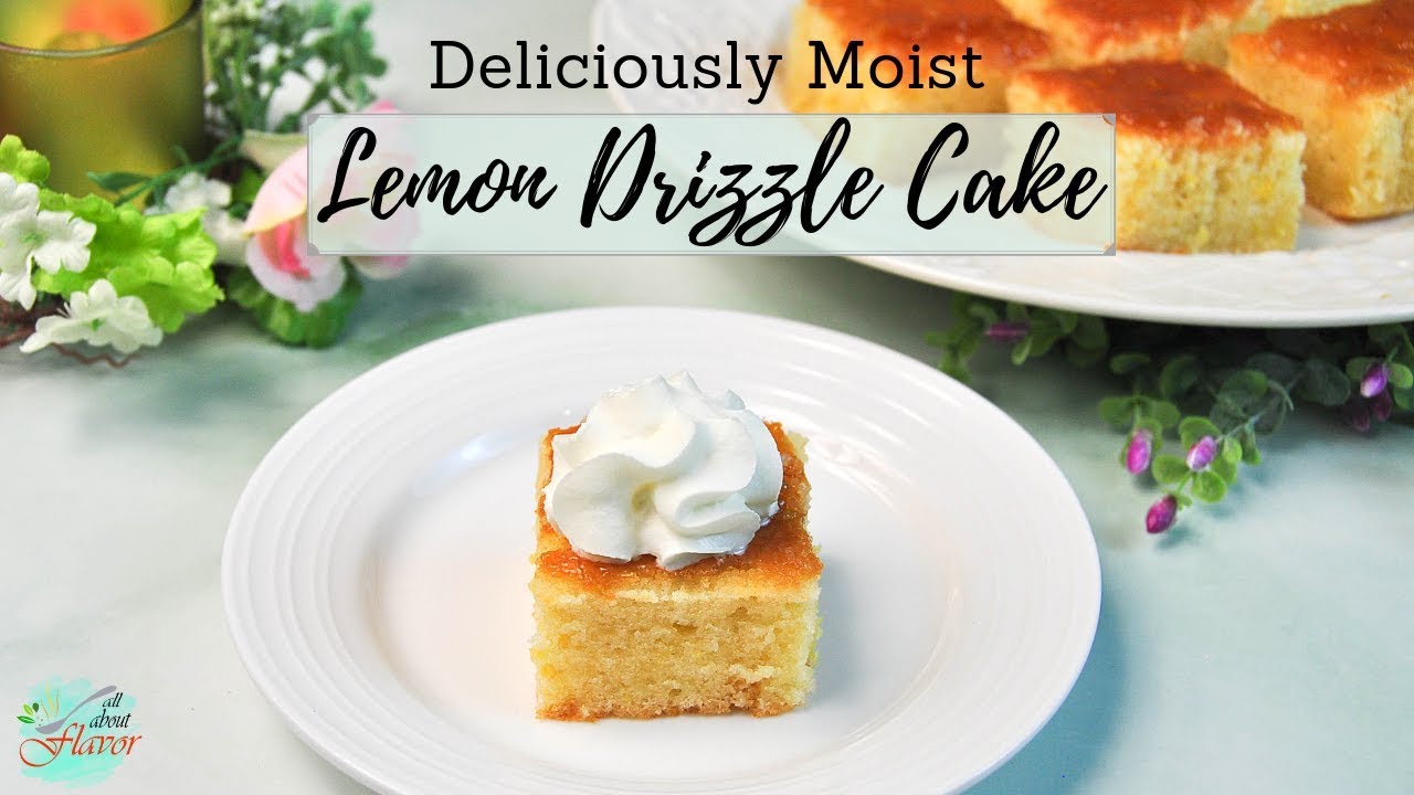 Extra Moist Lemon Drizzle Cake | Lemon Poke Cake | Lemon Cake