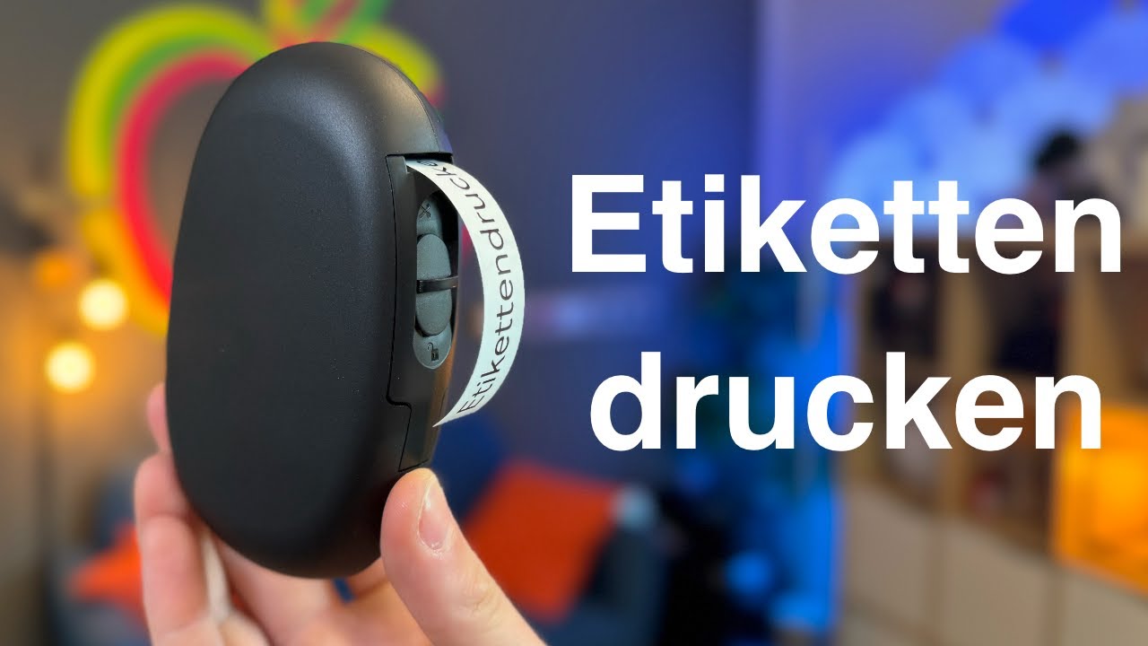 Supvan Katasymbol E10 Etikettendrucker | TEST | Labels per App ausdrucken!