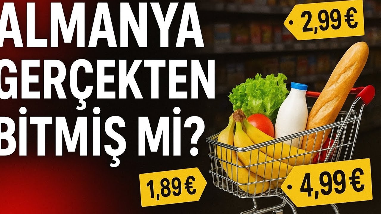 ALMANYA GERÇEKTEN BİTTİ Mİ? Market fiyatları, alış gücü nasıl?