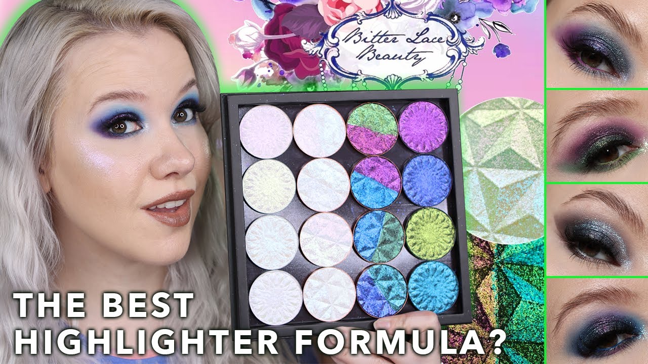 Multichrome Monday | Bitter Lace Beauty Kaleidoscope Glow & Diamond Transformers Highlighters