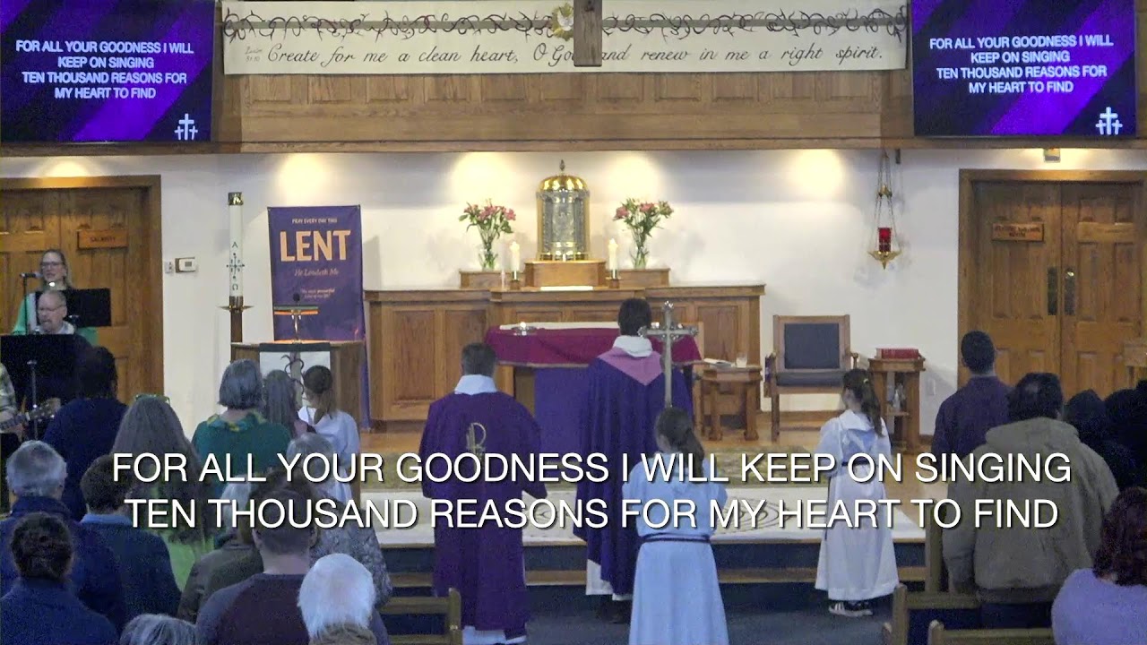 Sunday March 15, 2026, 10am: 4th Sunday of Lent Mass, IHM Parish, Concord NH