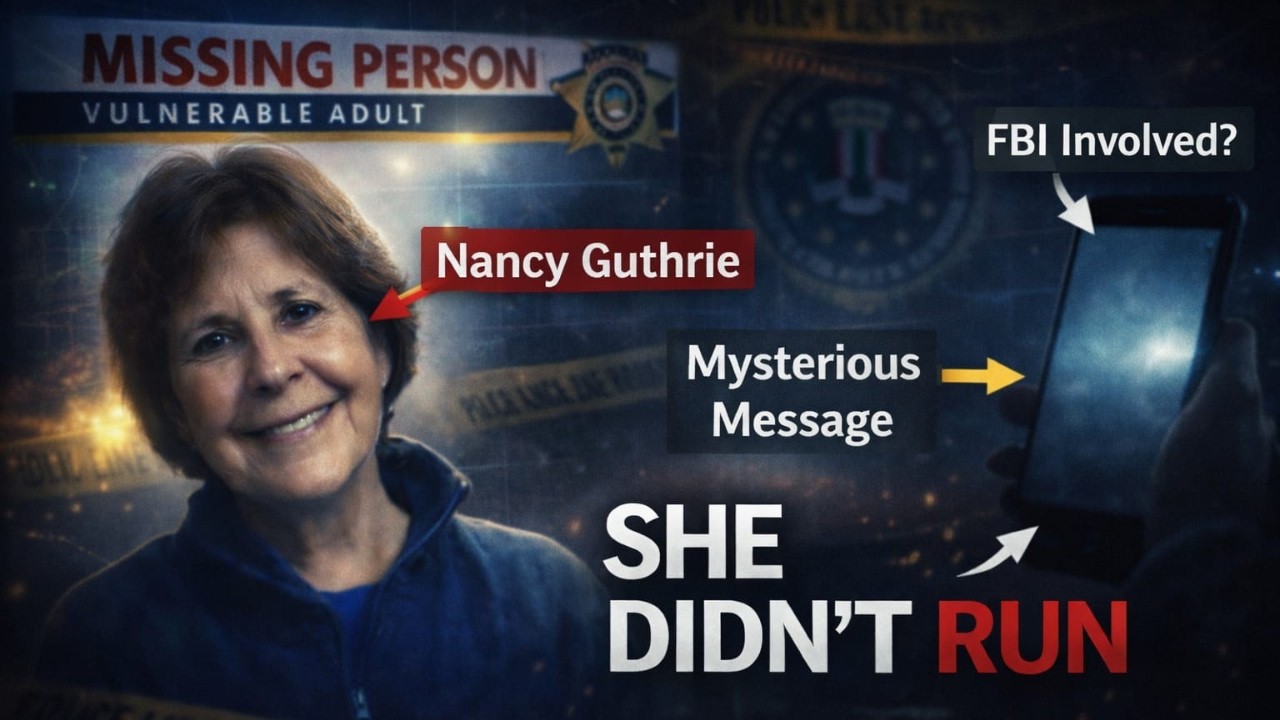 Nancy Guthrie Vanished — The Message That Pulled the FBI In