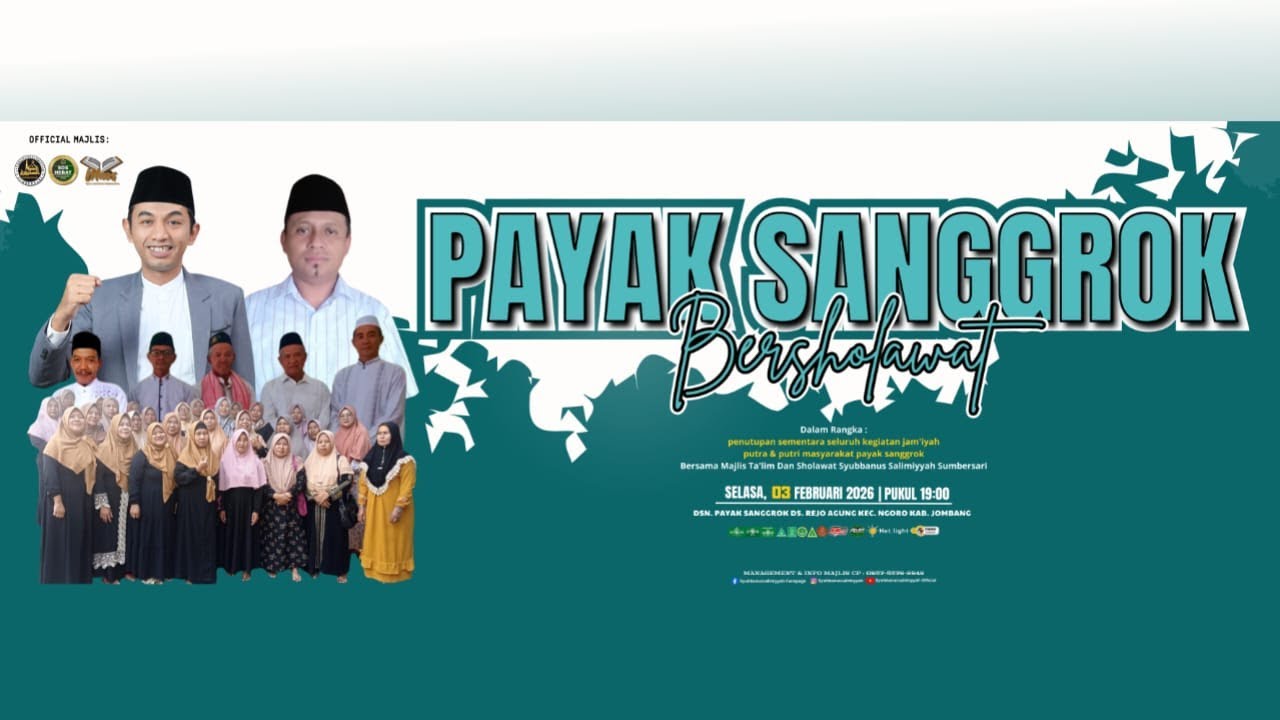 🔴PAYAK SANGGROK BERSHOLAWAT BERSAMA MAJLIS TA'LIM & SHOLAWAT SYUBBANUS SALIMIYYAH KEDIRI