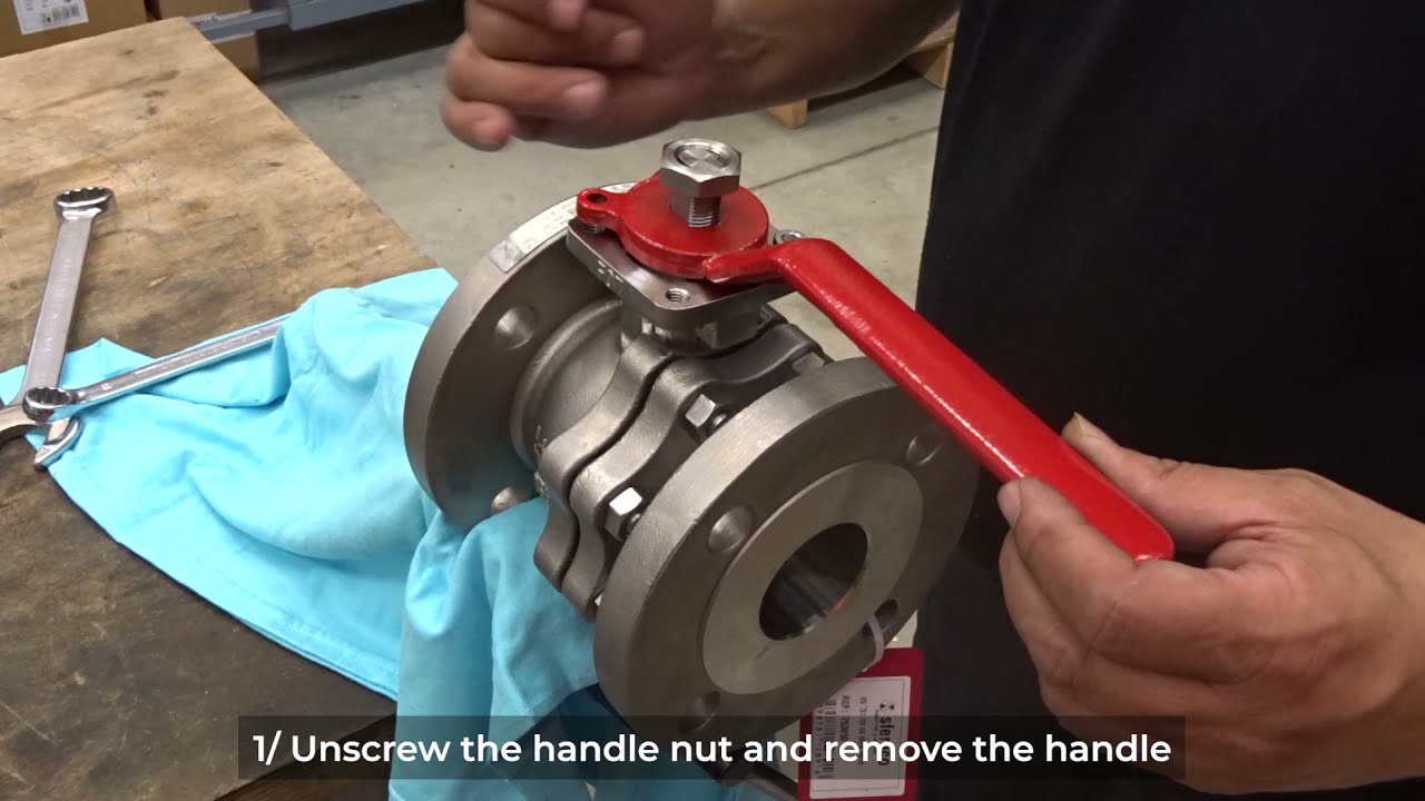 TUTORIAL #6 How to replace a split body ball valve seal kit