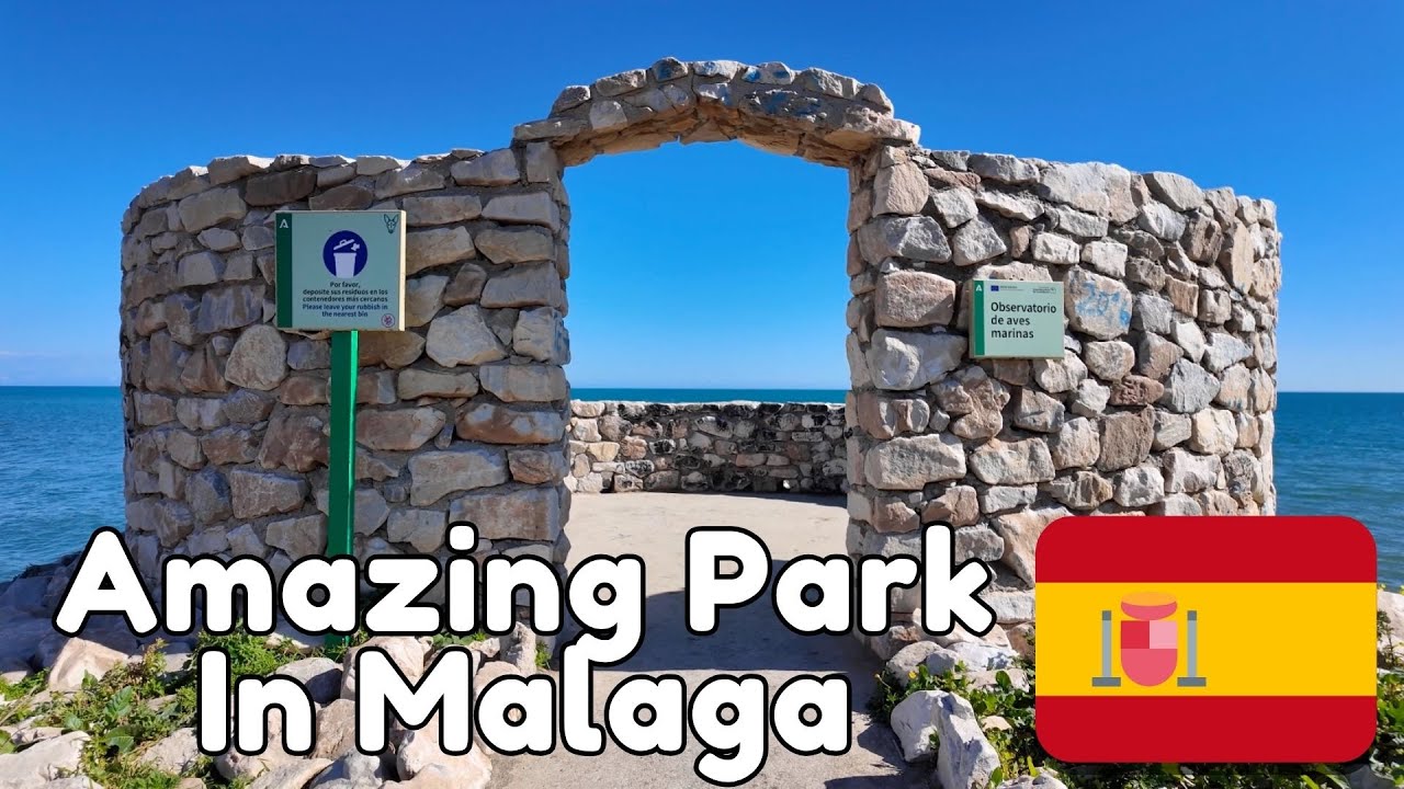 🇪🇸 4K Walk in Giant Park in Malaga - Parque del Guadalhorce - Part 2