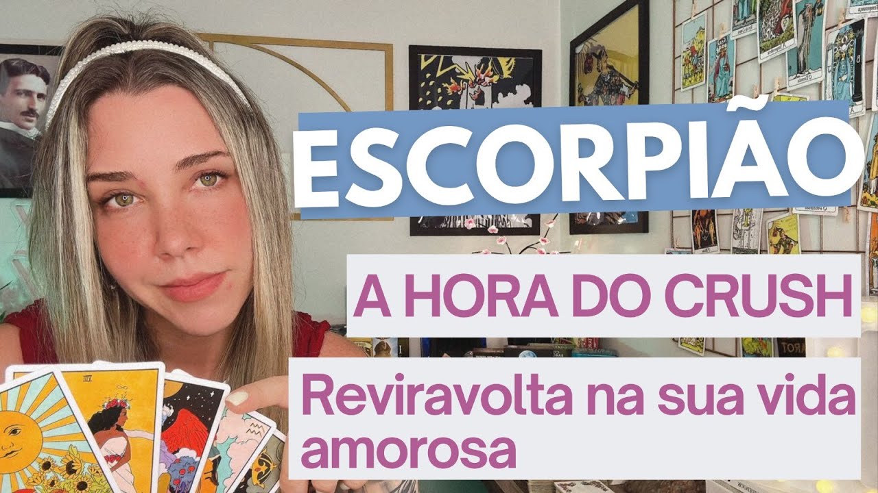ESCORPIÃO ♏️ A HORA DO CRUSH ❤️ Tem amor novo. Tem triângulo. Teve de tudo nessa mesa hoje! 😂