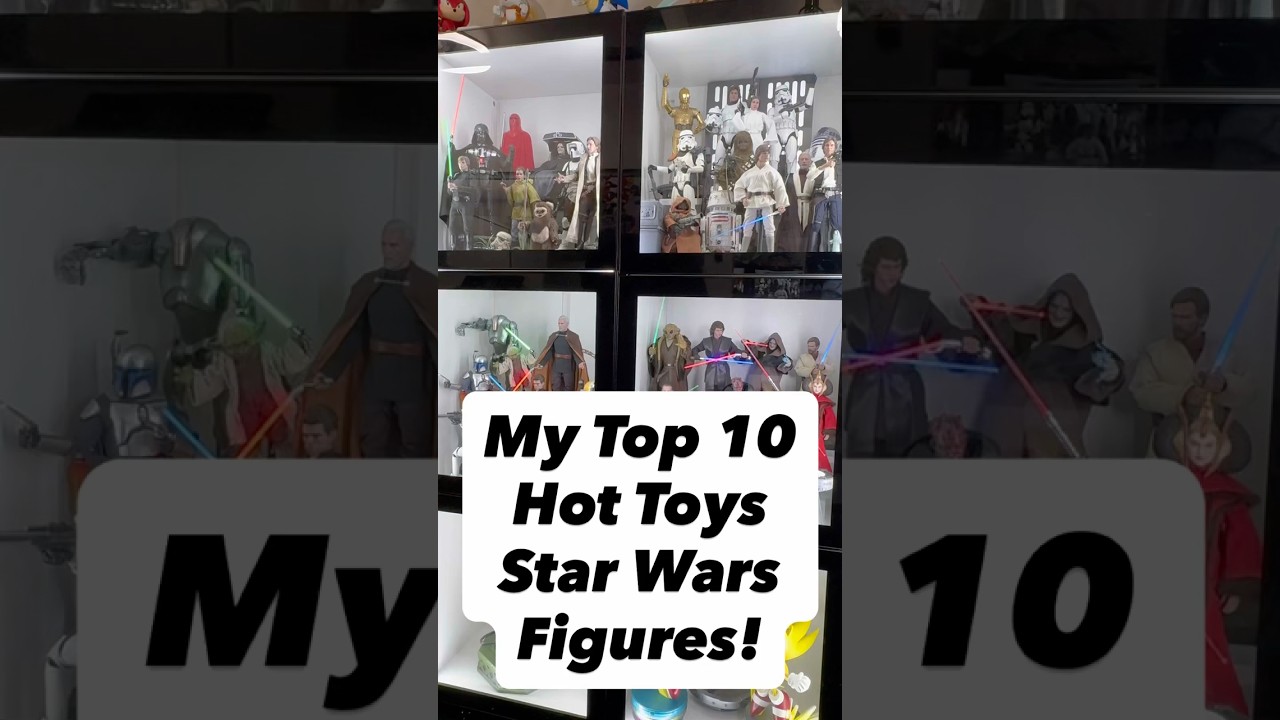 TOP 10 STAR WARS HOT TOYS RANKED! #starwars #shorts #collection #toys #action