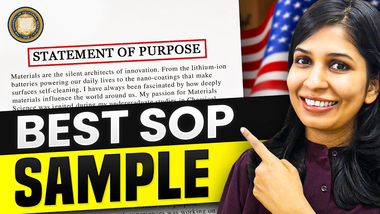 FREE SOP Sample for Study Abroad 2025! Best Statement of Purpose format