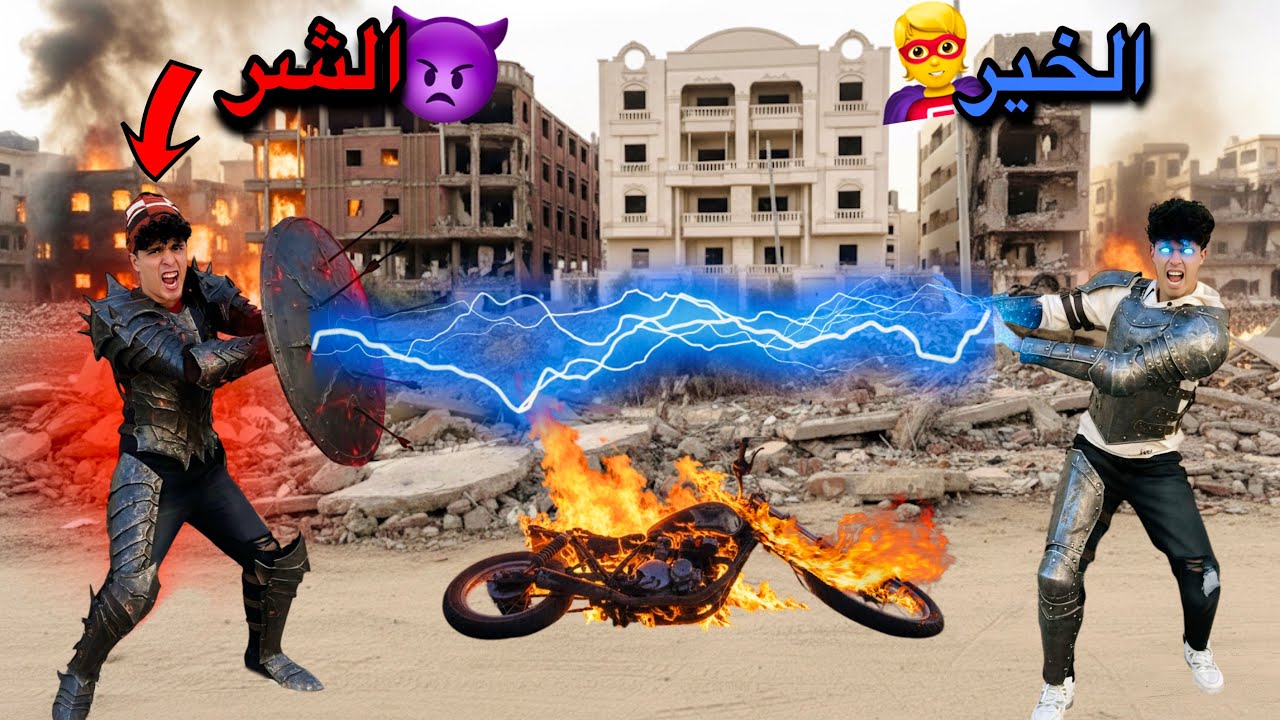 لما يبق عندك قوه خارقه واخوك الصغير قوه شريره😱(مواجهة الفوز🔥)