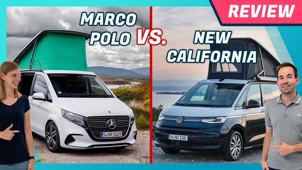 VW New California vs. V-Klasse Marco Polo Facelift: Vergleich, Unterschiede & unser Favorit!