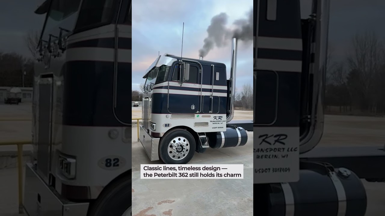 Познакомьтесь с Peterbilt 362 &mdash; легендой бескапотного грузовика, который десятилетиями правил дор...