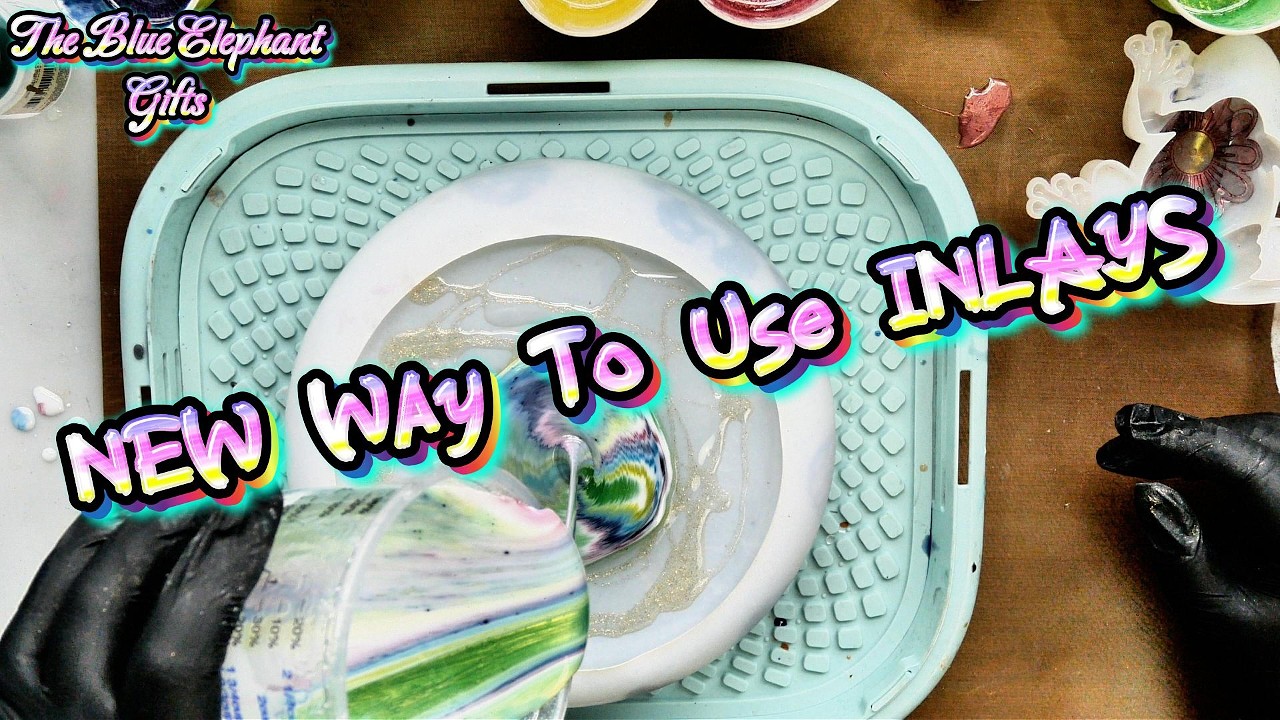 Getting A Tie-Dye Effect With Resin/ New Way To Use Inlays/ EP 346
