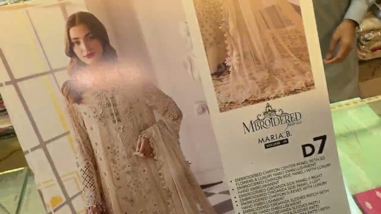 🔴Maria B | Luxury EMBROIDERED 100% Original | Flat discounts | Most Elegant Adda Work Dresses