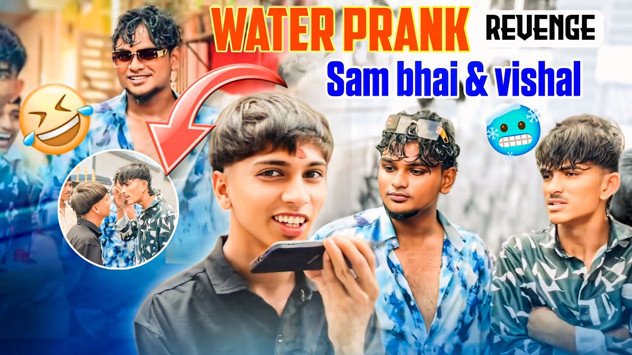 Water prank on Sambhai & vishal boran antunna🤣#viral #video #views #youtube #comedy #boran #boys 