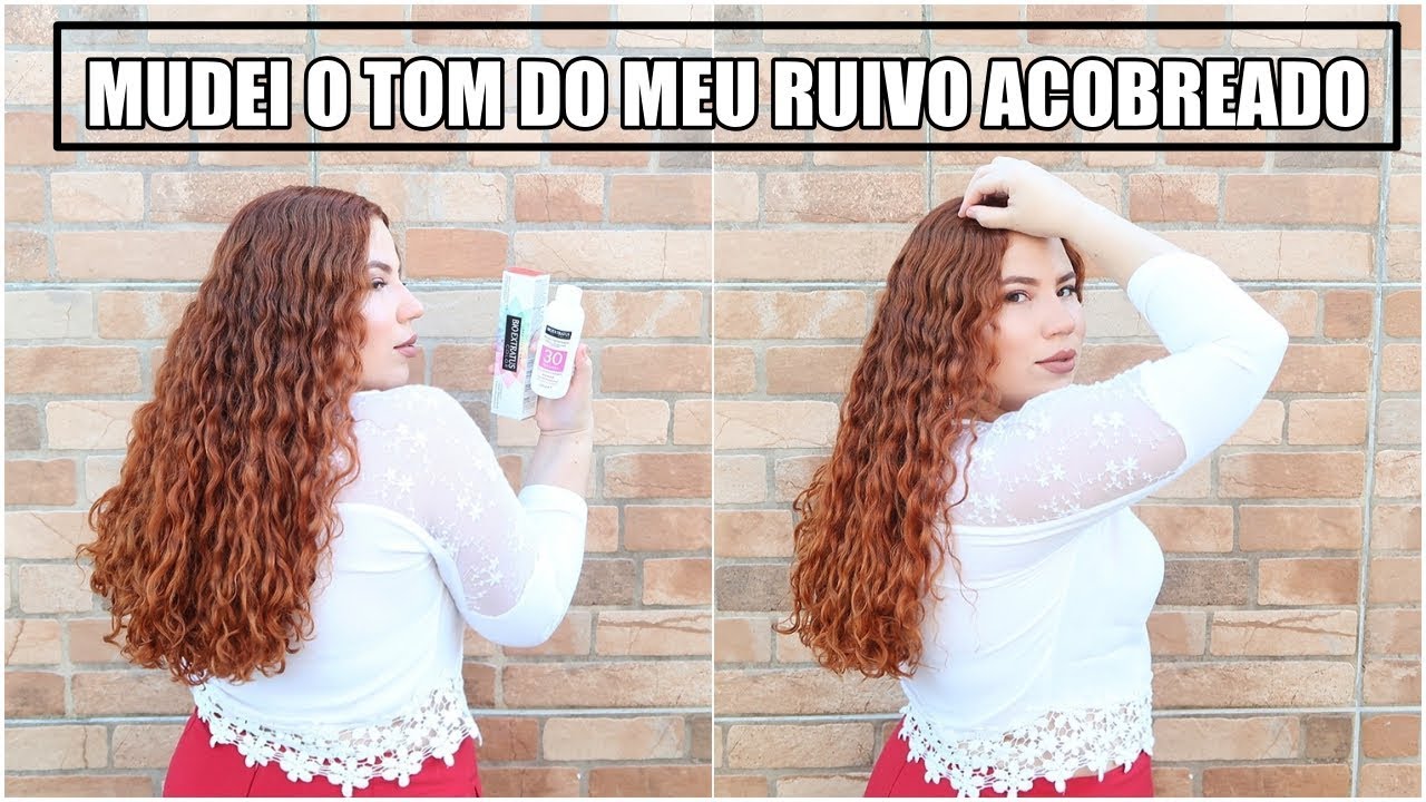 RUIVO ACOBREADO COM A TINTA BIO EXTRATUS 8.4