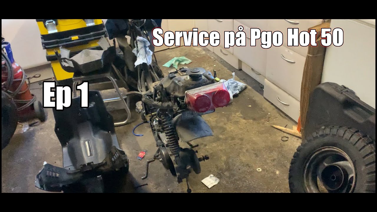 Service på PGO hot 50 | Dansk Knallert