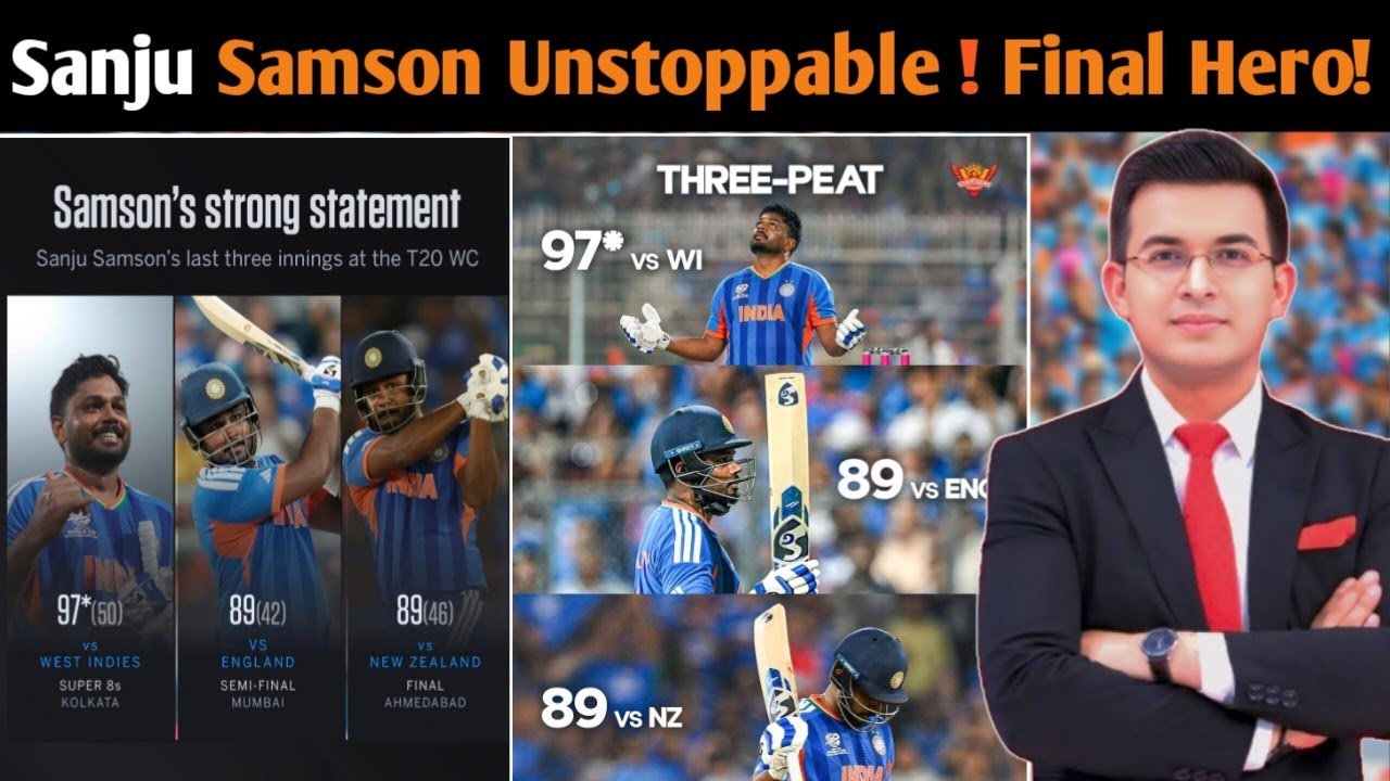 Sanju Samson 89 in T20 World Cup 2026 Final vs New Zealand | India&rsquo;s Big Match Hero