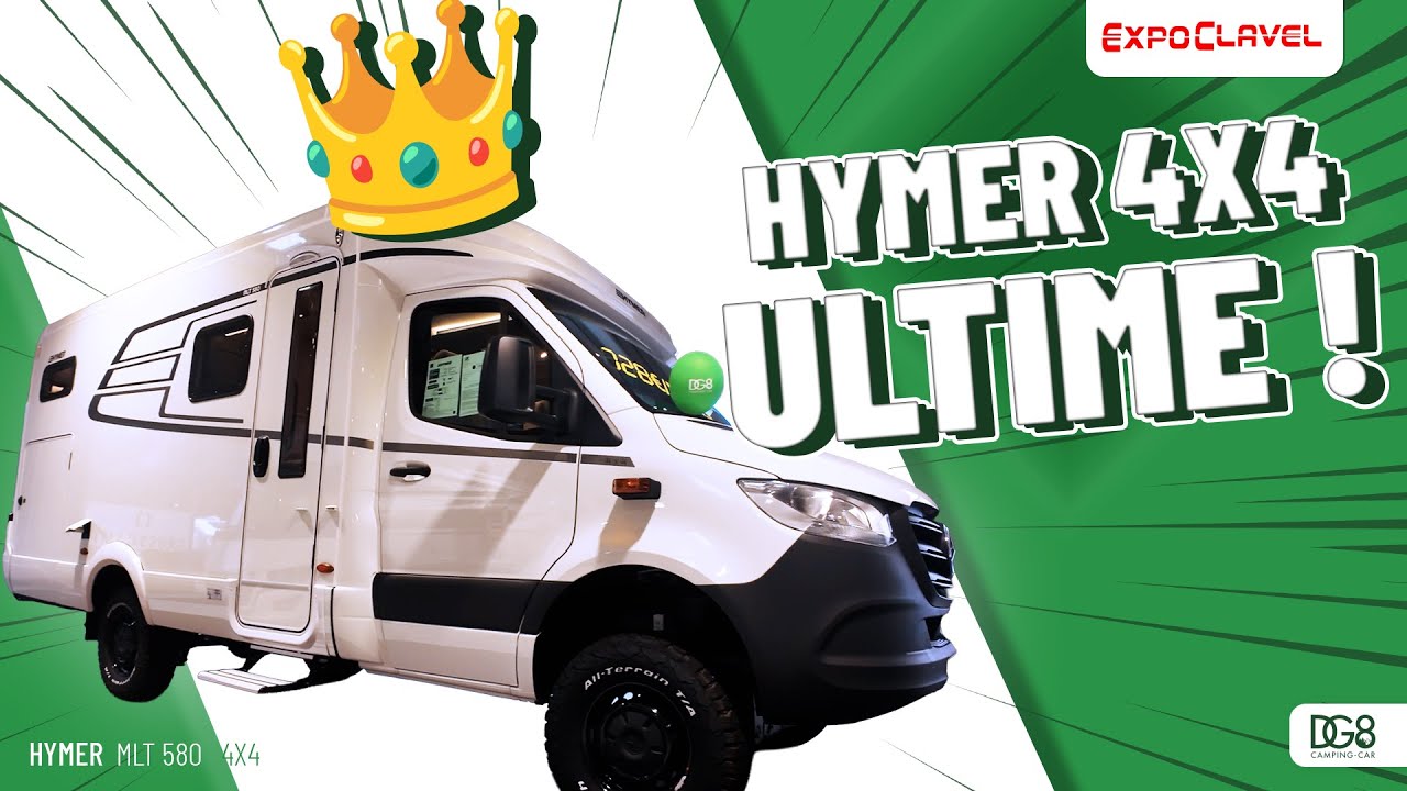 🚐 HYMER MLT 580 4×4 2025 – Puissant, top confort & Tout-Terrain !