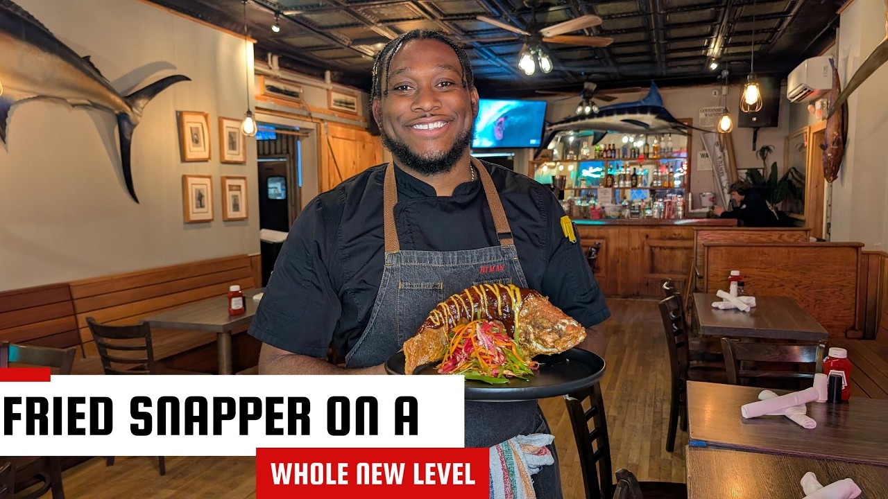 Fried Red Snapper On A Whole New Level