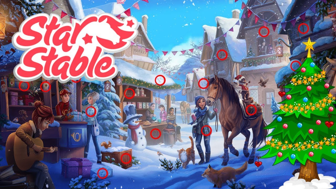 Star Stable - 2018 Christmas Advent Calendar // Hidden Numbers