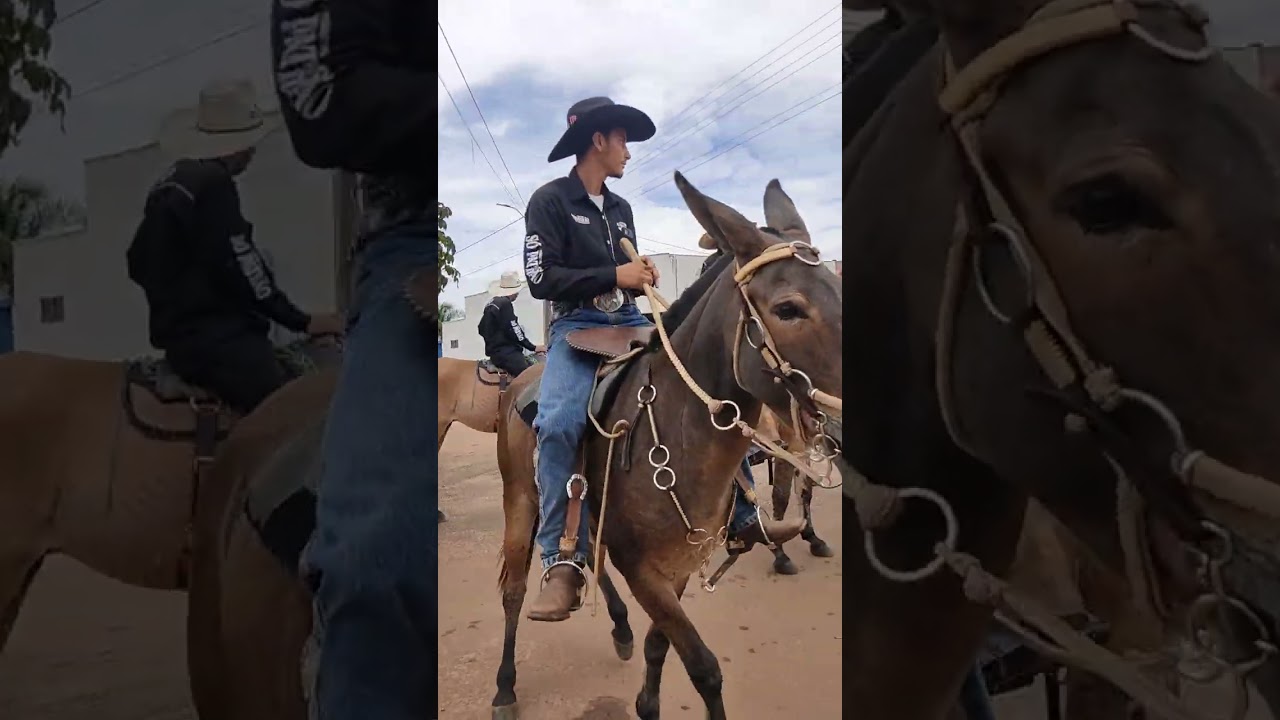 Cavalgada de Pau Darco do Tocantins.. E a branquinha junto V20 Mine.