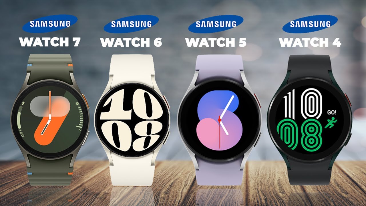 Samsung Galaxy Watch7 VS Watch6 VS Watch5 VS Watch4