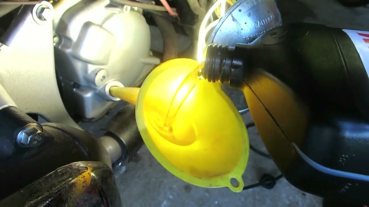 2009 Linhai Aeolus 260 scooter oil change. Is there a filter, screen, where is it? How often?