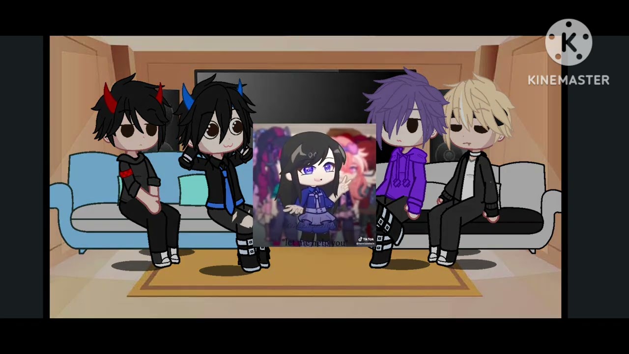 yeosm react to tiktok// gacha club // gacha wrold