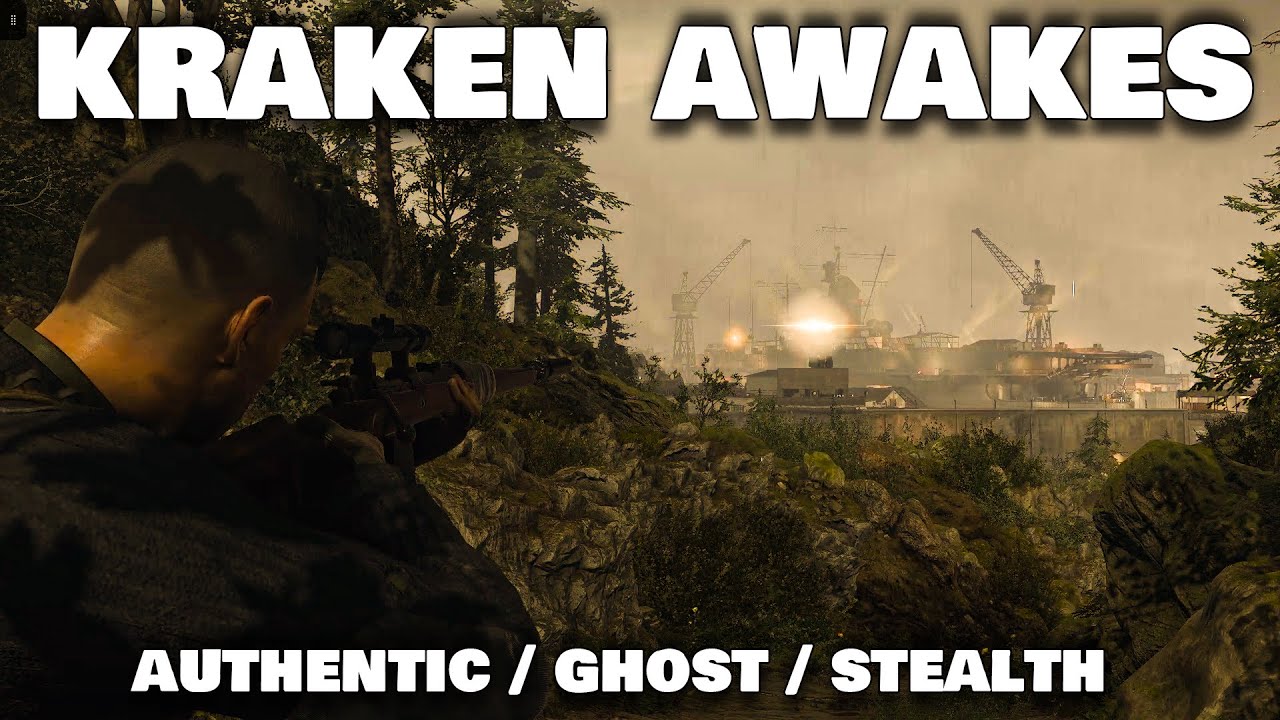 Sniper Elite 5 Authentic / Kraken Awakes / Walkthrough / Ghost / Stealth