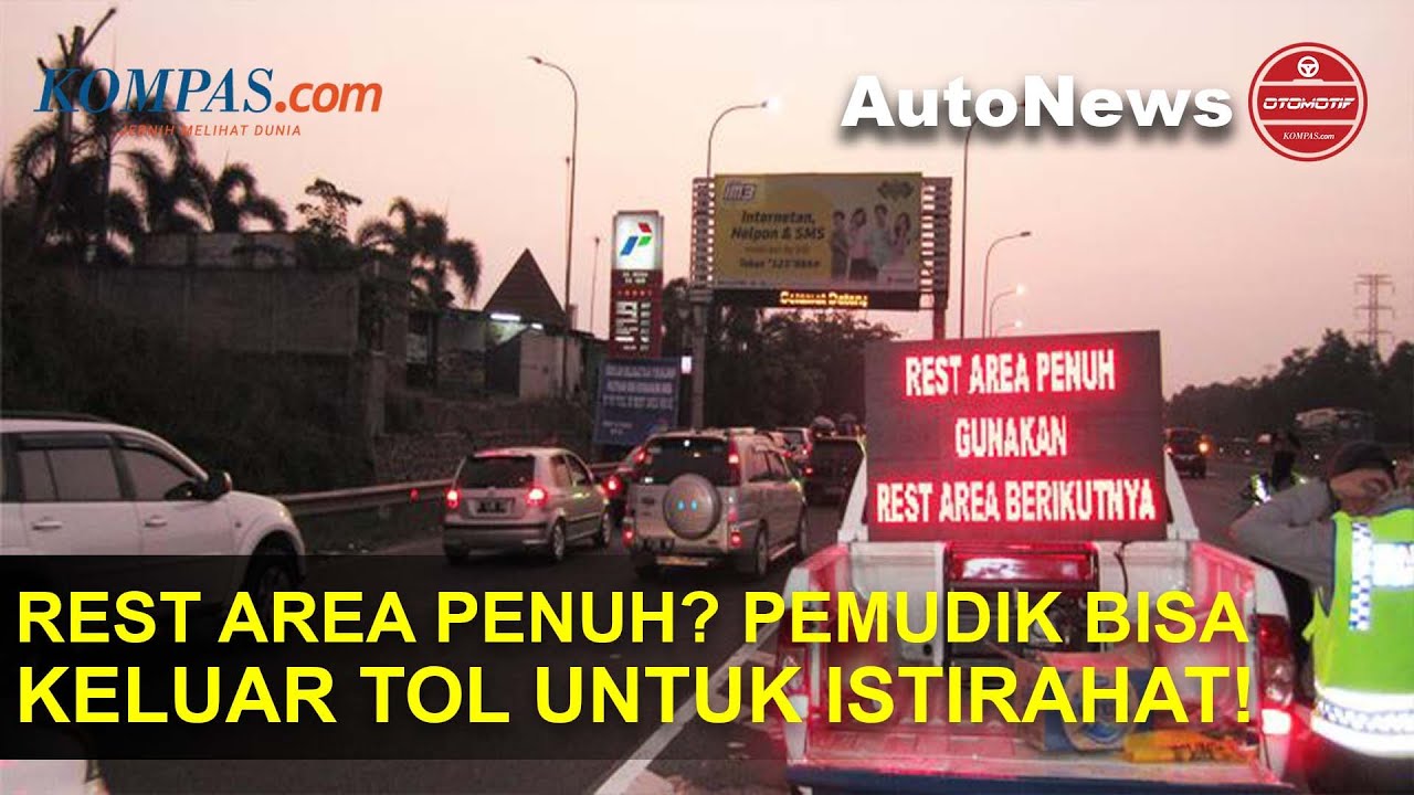 Jika Rest Area Penuh, Pemudik Bisa Keluar Tol Untuk Istirahat