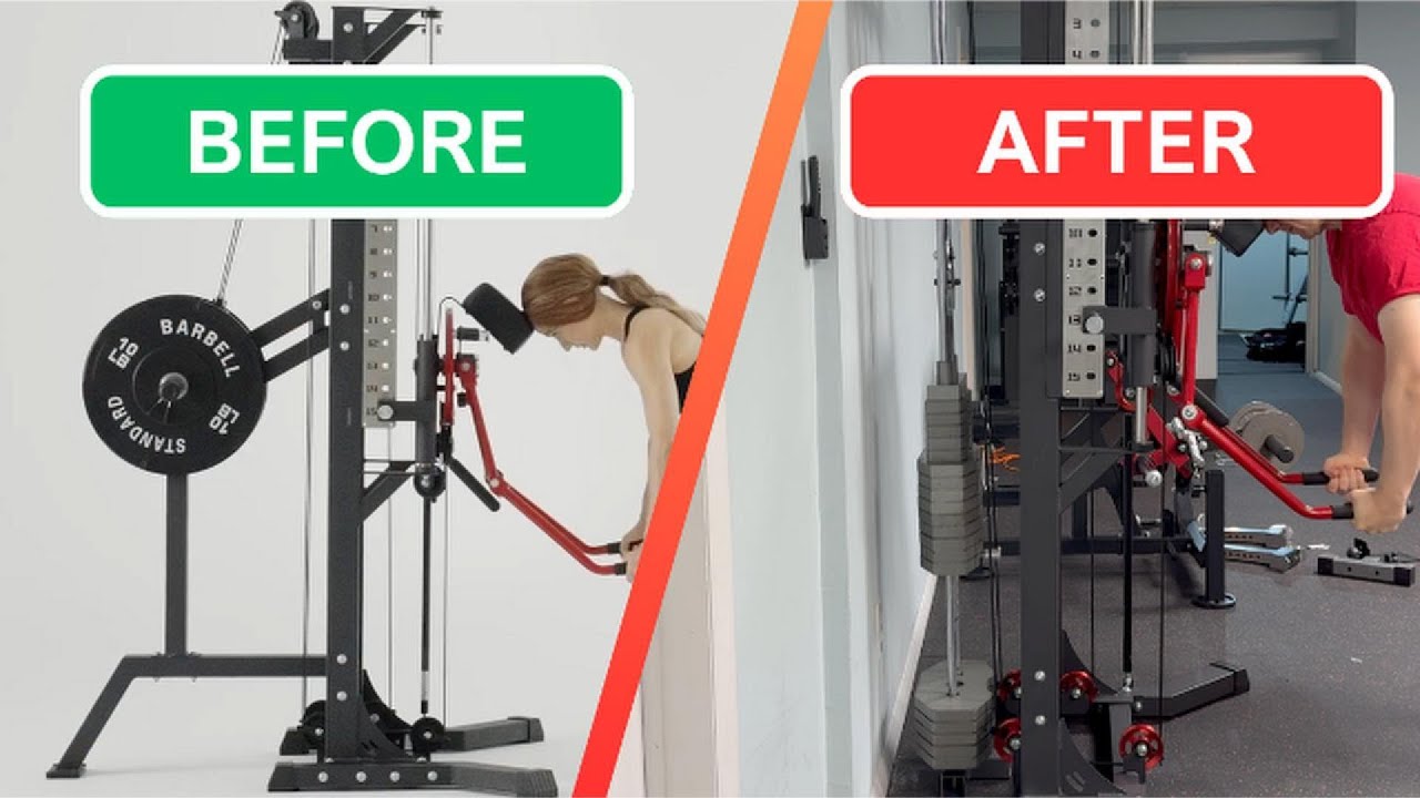 Upgrading GMWD Multi-Flight Lateral Raise Machine with a Selectorized weight stack