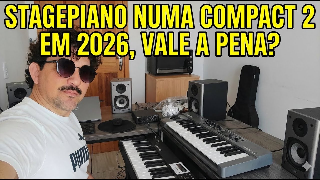 2026 Vale a pena o Piano Numacompact 2?  #viral #numacompact2 #2026 #studiologic #stagepiano #sf2