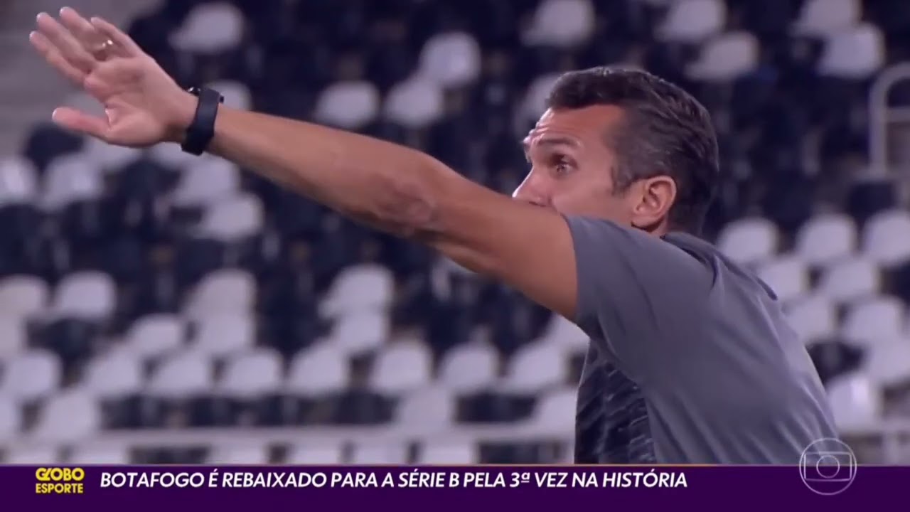 Matéria do Globo Esporte Sobre o Rebaixamento do Botafogo (2020)