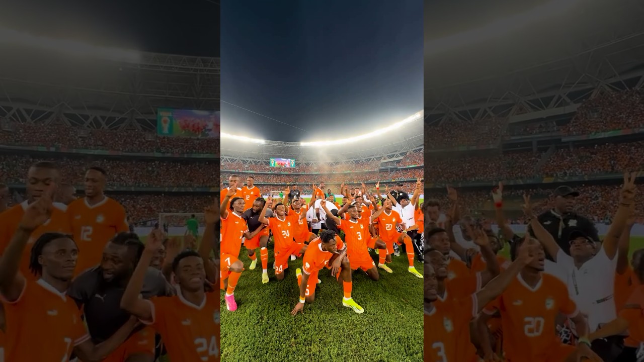 We can say now the trophy isn&rsquo;t going anywhere. It&rsquo;s staying in 🇨🇮! 🥇#TotalEnergiesAFCON2023Final