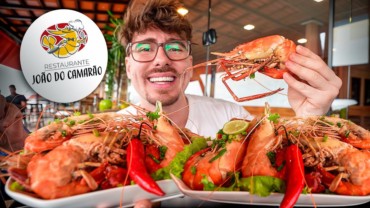 MAIOR CAMARÃO QUE EU COMI NA MINHA VIDA I Restaurante João do Camarão