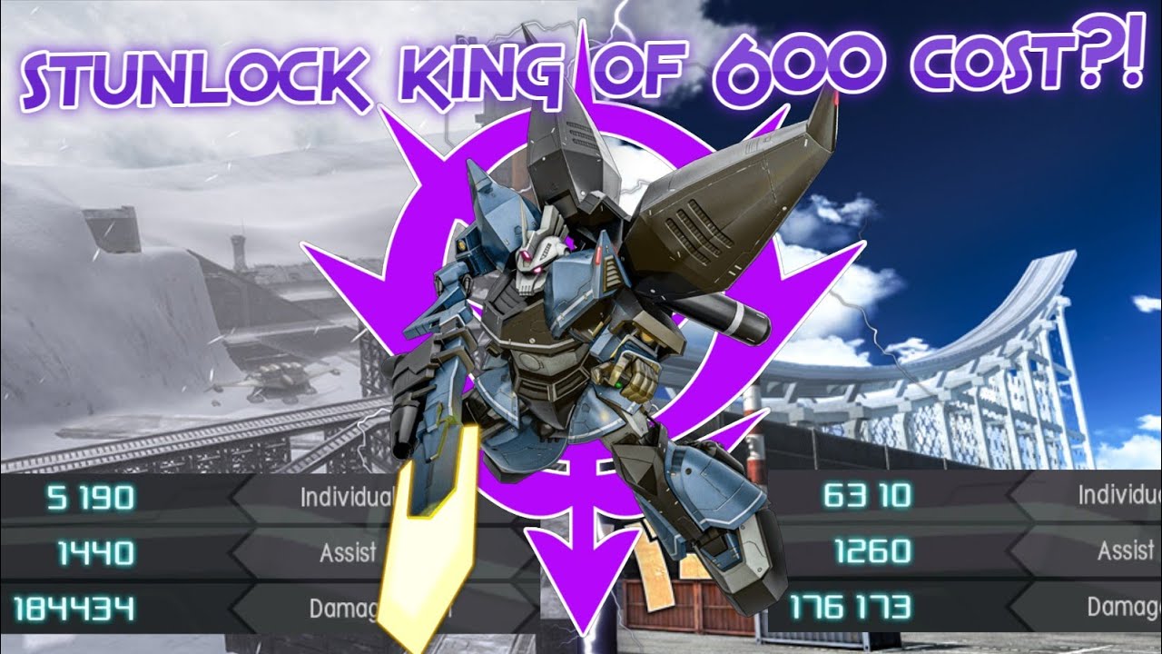 GBO2 Gelgoog Vertex Kyanos: The stunlock king of 600 cost?!