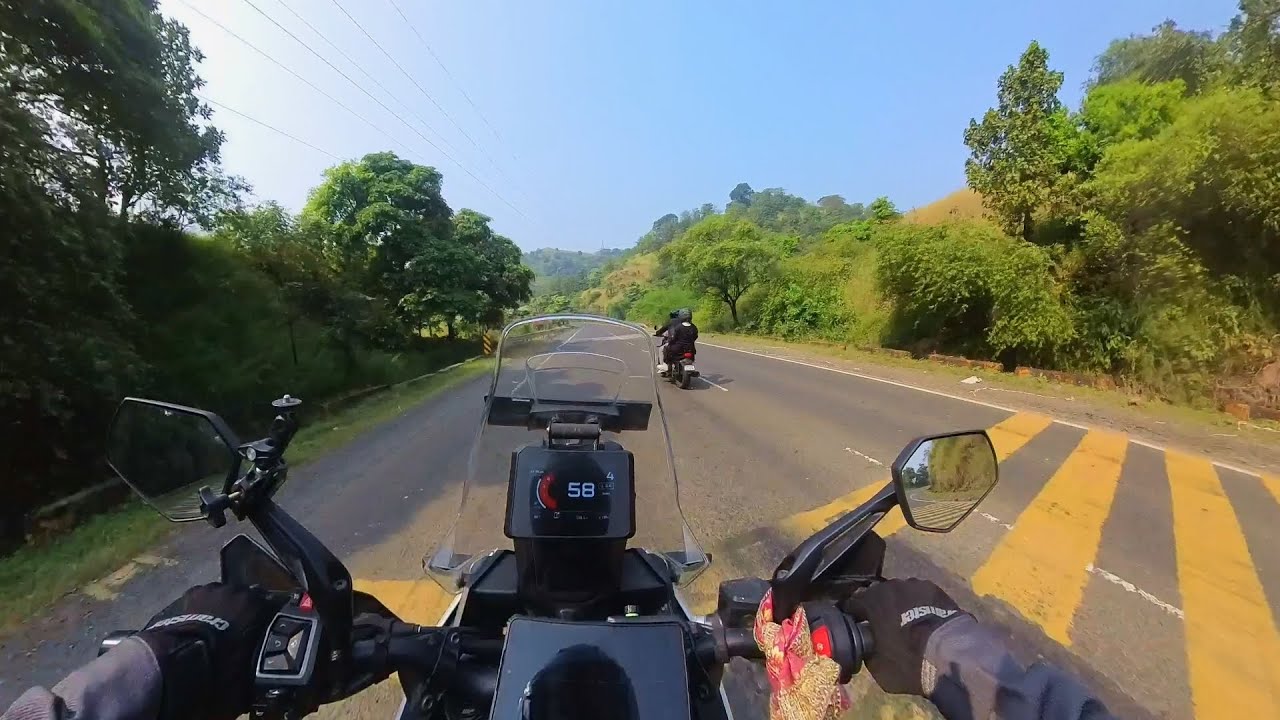 My First Vlog | Mumbai To Ashoka Waterfall | KTM 390 Adventure | Weekend Breakfast Ride Near Mumbai